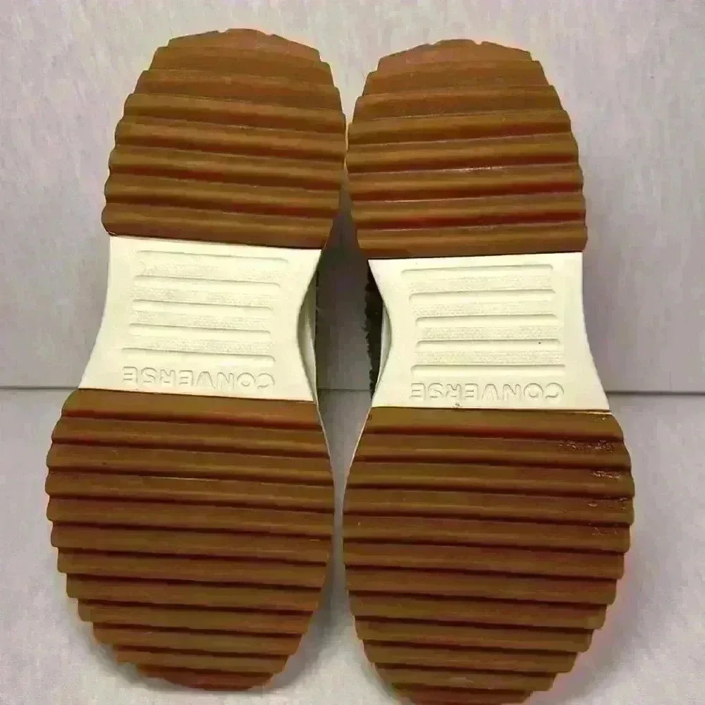 Converse Run Star Hike High Women's Fur Green Moss Lace Up 573197C Size 6.5 - Picture 7 of 15